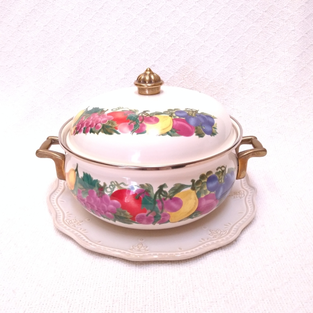 Vintage Metro Vitroceramic Cookwear Casserole Dish